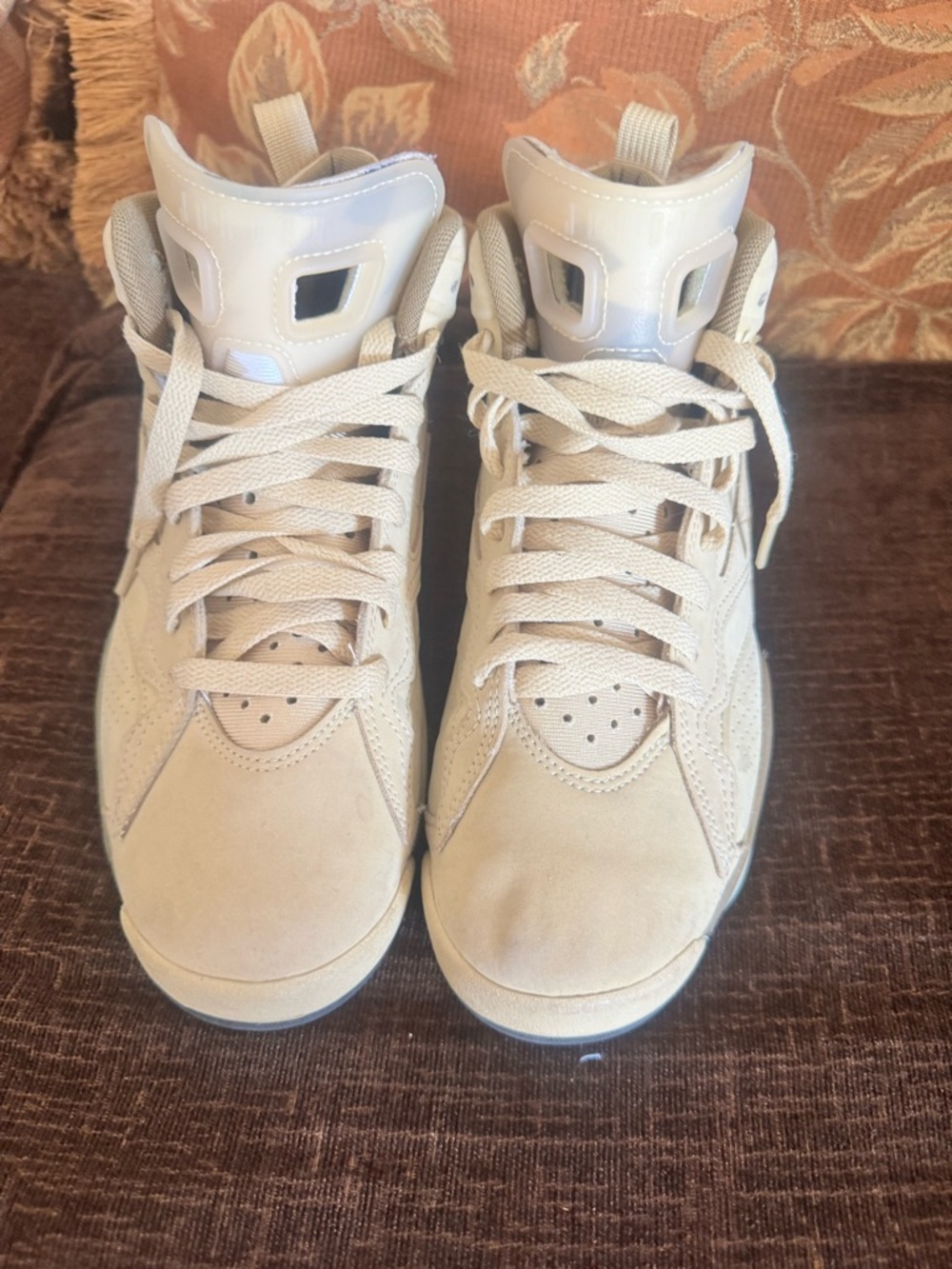 Jordan Men's Taupe/Beige High-Top Sneakers